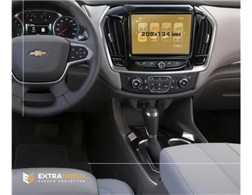 Car accessories Chevrolet Traverse 2017 - 2022 Multimedia 8" ExtraShield Screeen Protector