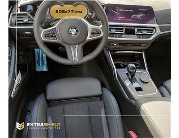 Car accessories BMW 3 Series (G20) 2018 - Present Digital Speedometer (Central) 12,3" ExtraShield Screeen Protector