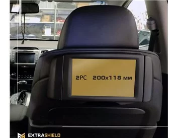 BMW 7 Series (F01/F02) 2012 - 2015 Passenger monitors (2 pcs,) ExtraShield Screeen Protector - 1