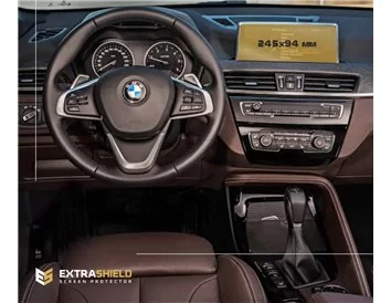 Car accessories BMW X1 (F48) 2015 - 2019 Multimedia 8,8" ExtraShield Screeen Protector