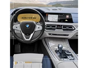Car accessories BMW X7 (G07) 2018 - Present Digital Speedometer (without sensor) 12,3" ExtraShield Screeen Protector