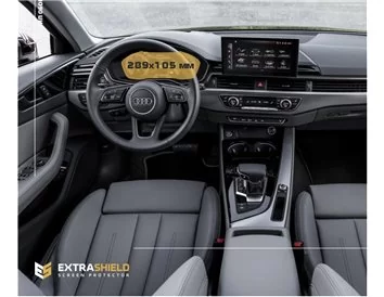 Car accessories Audi A4 (B9) Pre-facelift 2015 - 2020 Digital Speedometer Audi Virtual Cockpit 12" ExtraShield Screeen Protector