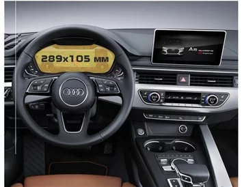 Audi A5 (F5) Pre-facelift 2016 - 2020 Digital Speedometer Audi Virtual Cockpit 12" ExtraShield Screeen Protector - 1