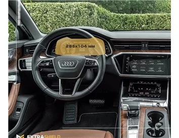 Car accessories Audi A6 (x8) 2018 - Present Digital Speedometer Audi Virtual Cockpit 12,3" ExtraShield Screeen Protector
