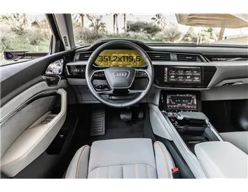 Audi E-tron 2018 - Present Digital Speedometer 12,3" ExtraShield Screeen Protector - 1