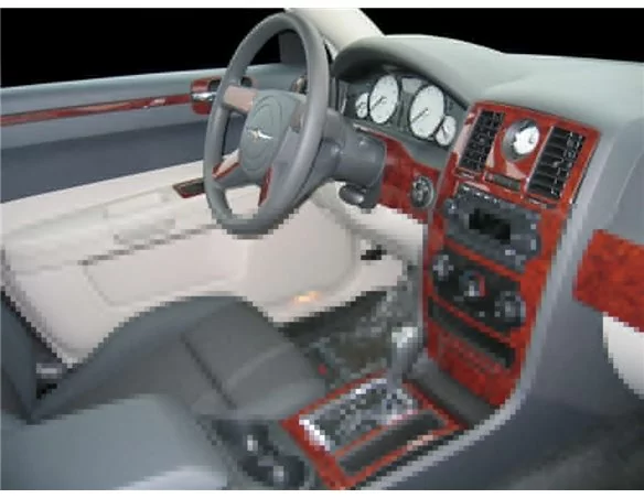 Car accessories Chrysler 300 2005-2007 Full Set, Without NAVI system Interior BD Dash Trim Kit