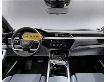 Car accessories Audi E-tron GT (RS) 2021 - Present Digital Speedometer 12,3" ExtraShield Screeen Protector