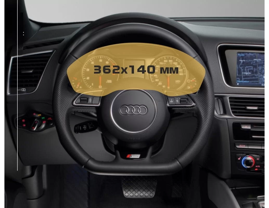 Audi Q5 II (FY) Pre-facelift 2016 - 2019 Digital Speedometer ExtraShield Screeen Protector - 1