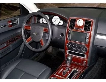 Chrysler 300 2005-2007 Ensemble complet, sans système NAVI Intérieur BD Dash Trim Kit - 3
