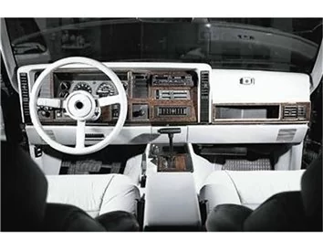 Chrysler Cherokee 03.84-03.97 Kit de garniture de tableau de bord intérieur 3D Dash Trim Dekor 3-Parts - 1