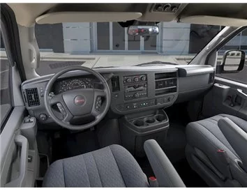 GMC Savana 2008-2020 Interieur WHZ Dashboard trim kit 7 delig - 4