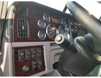 Peterbilt 365 (camion) 2022-2023 Kit de garniture de tableau de bord intérieur style cabine complet - 3
