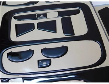 Fiat Talento 01.2015 Kit de garniture de tableau de bord intérieur 3D Dash Trim Dekor 30-Parts