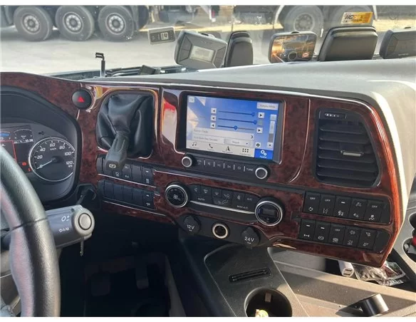 Ford F-MAX à partir de 2018 Kit de garniture de tableau de bord intérieur 3D Dash Trim Dekor 14-Parts - 1