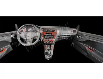 Car accessories Citroen Elys?e 01.2010 3D Interior Dashboard Trim Kit Dash Trim Dekor 12-Parts