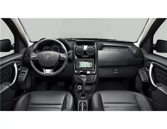 Dacia Duster 01.2013 3D Interior Dashboard Trim Kit Dash Trim Dekor 13-Parts