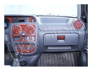 Car accessories Dacia Solenza 04.2004 3D Interior Dashboard Trim Kit Dash Trim Dekor 27-Parts